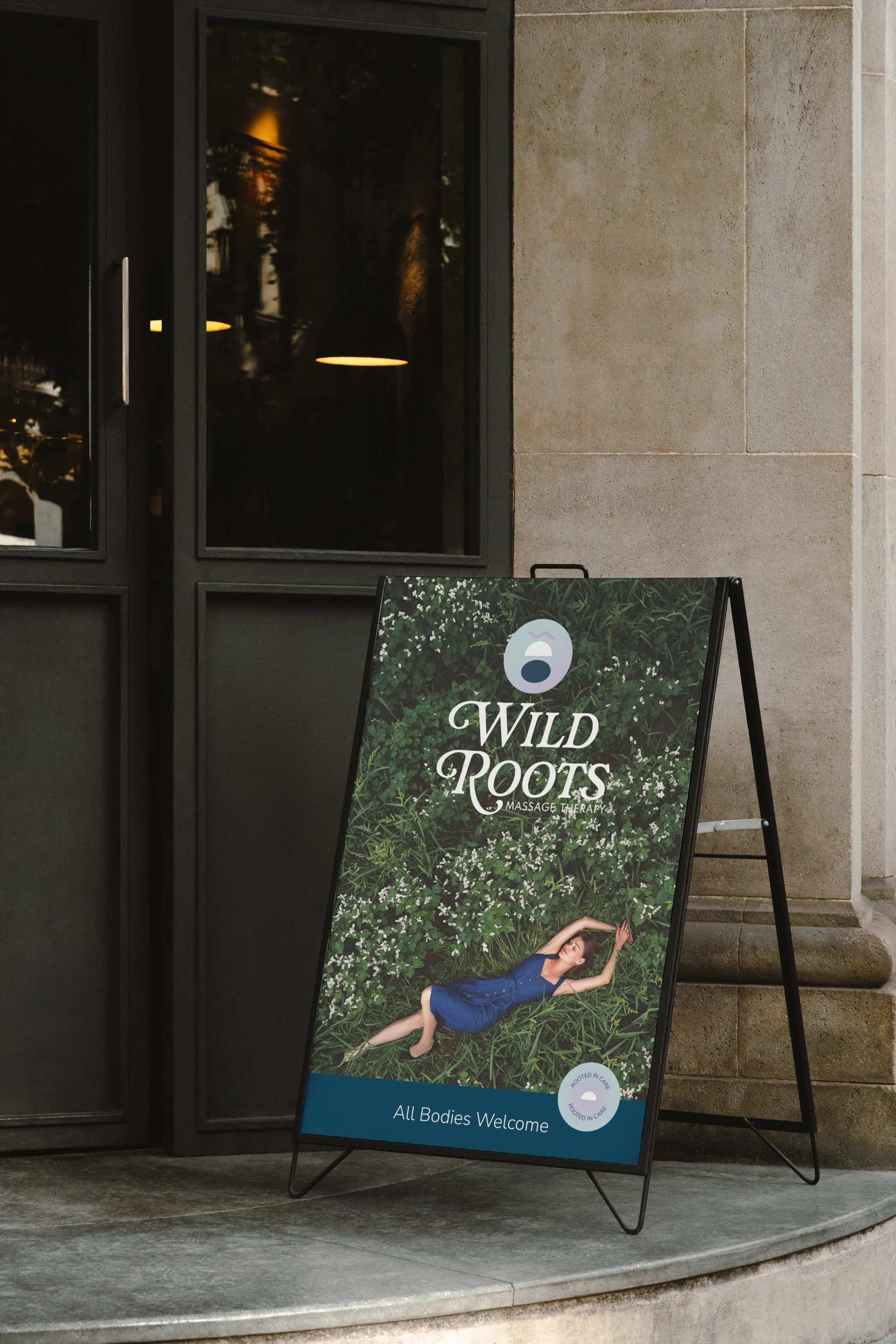 ELE Graphic Design-Branding-Logo-Wild Roots Massage Therapy