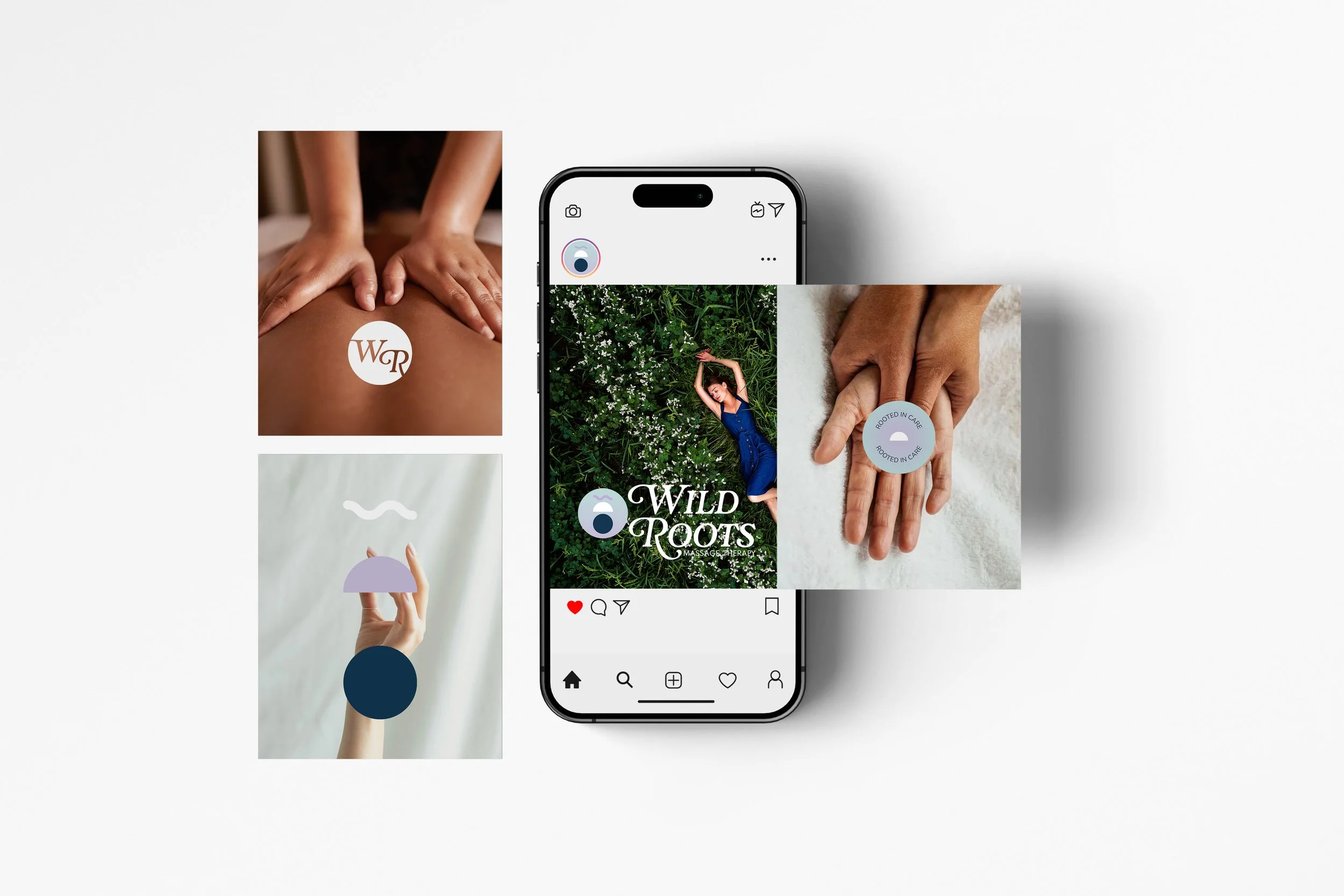 ELE GRAPHIC DESIGN - Social Media - Graphics - Wild Roots Massage