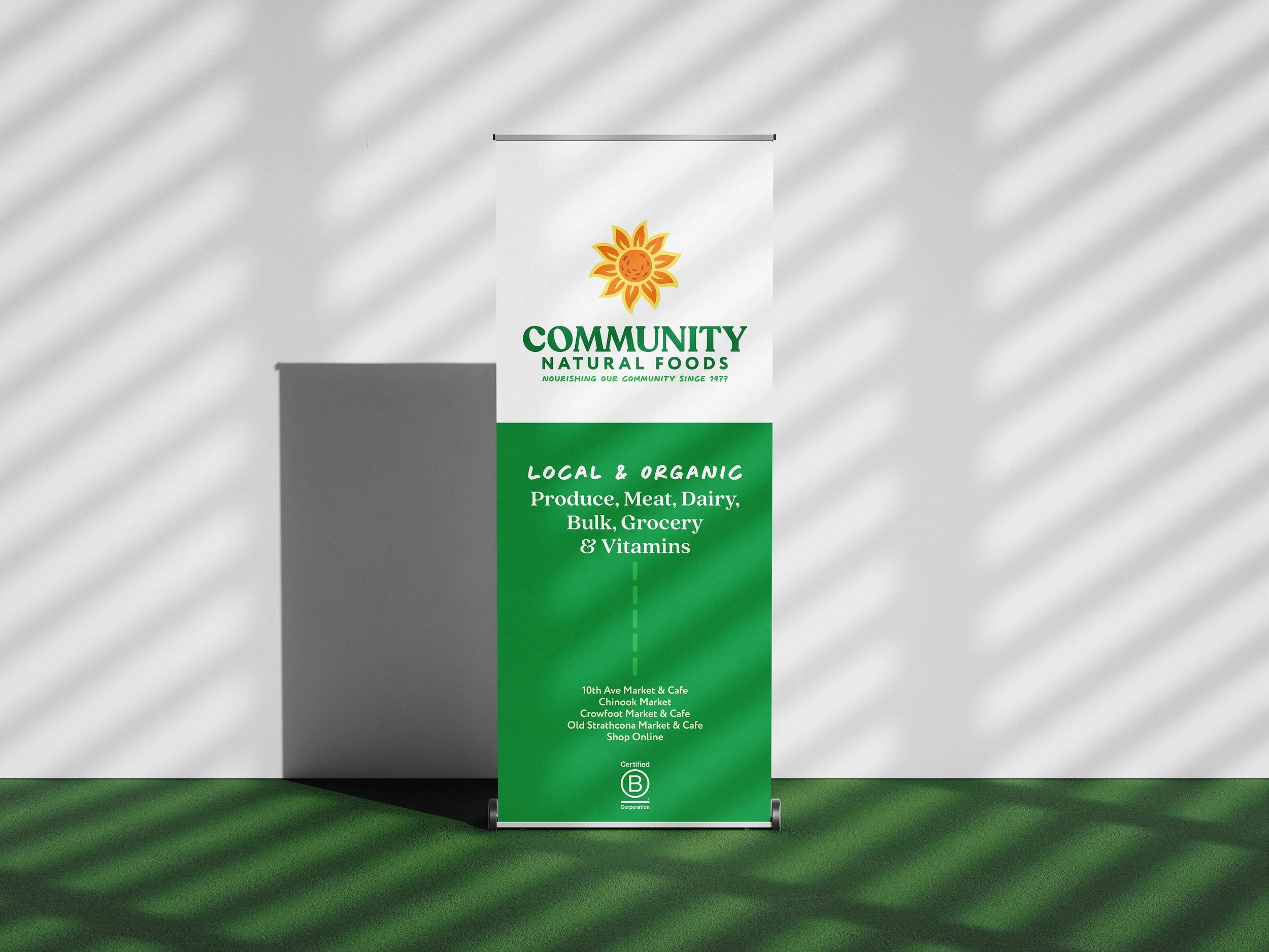 ELE GRAPHIC DESIGN - Print - Pull Up Banner - Community Natural Foods
