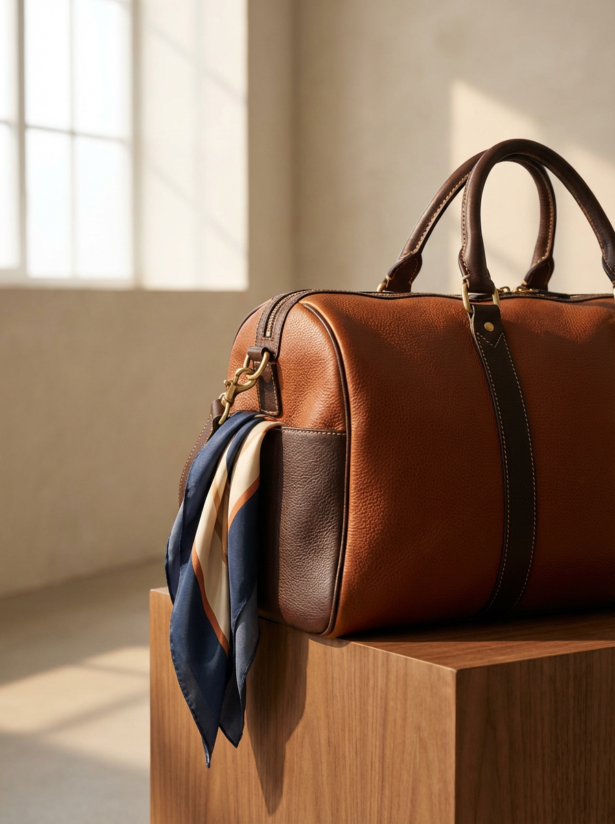 Leather Weekender Bag