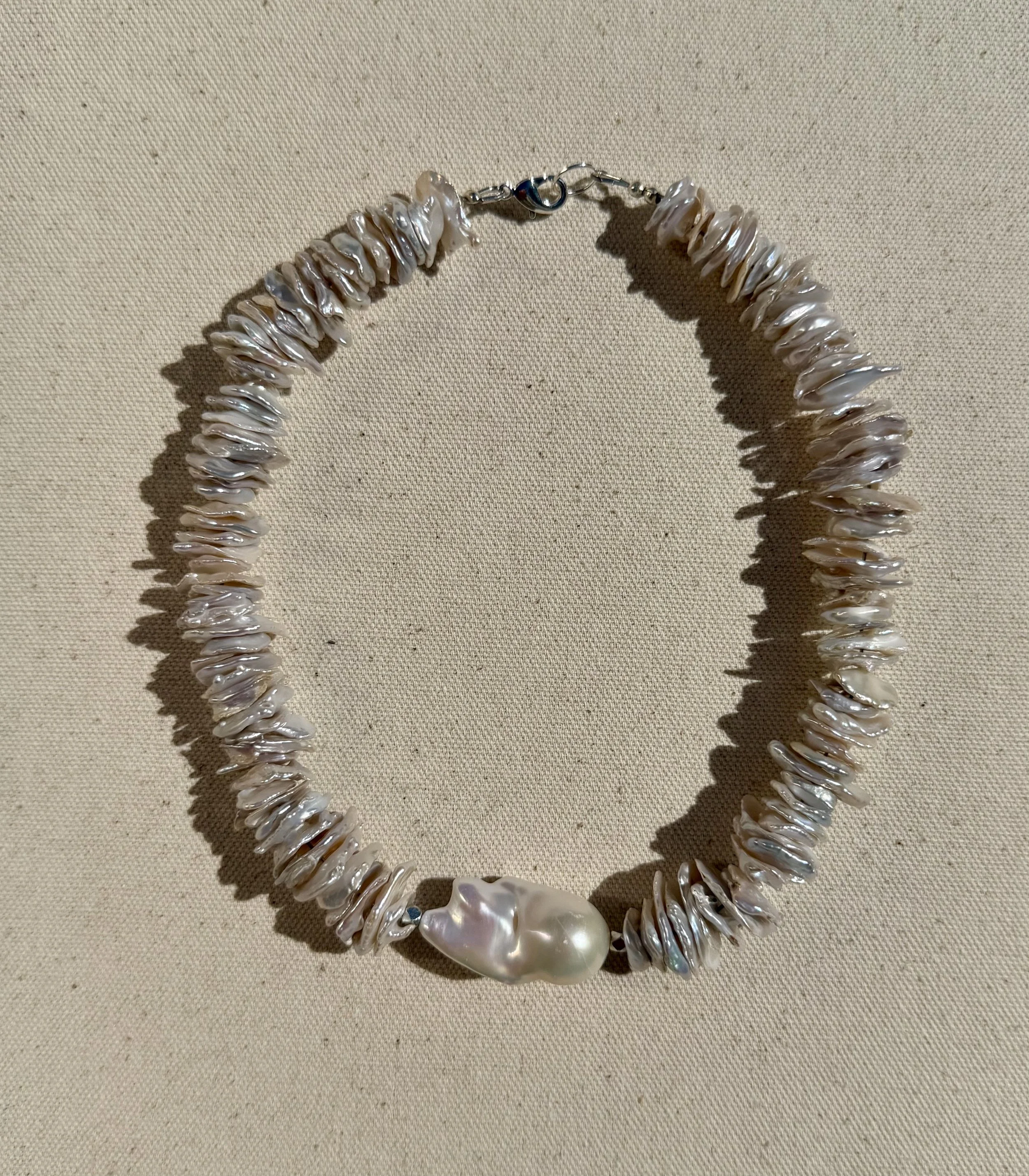 Keshi Petal Pearl Choker