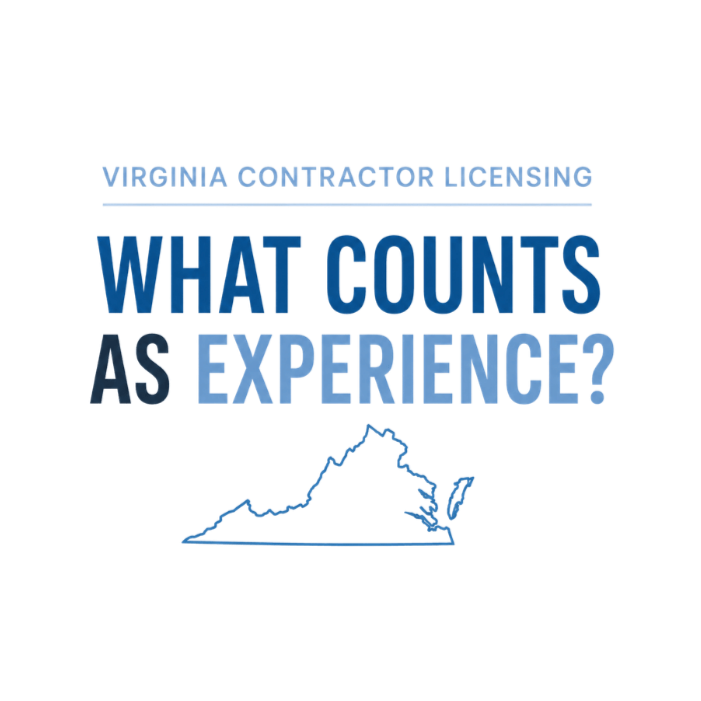 What Counts as Experience for a Virginia Contractor License?