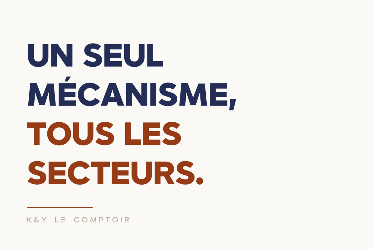 Un seul mécanisme, tous les secteurs.