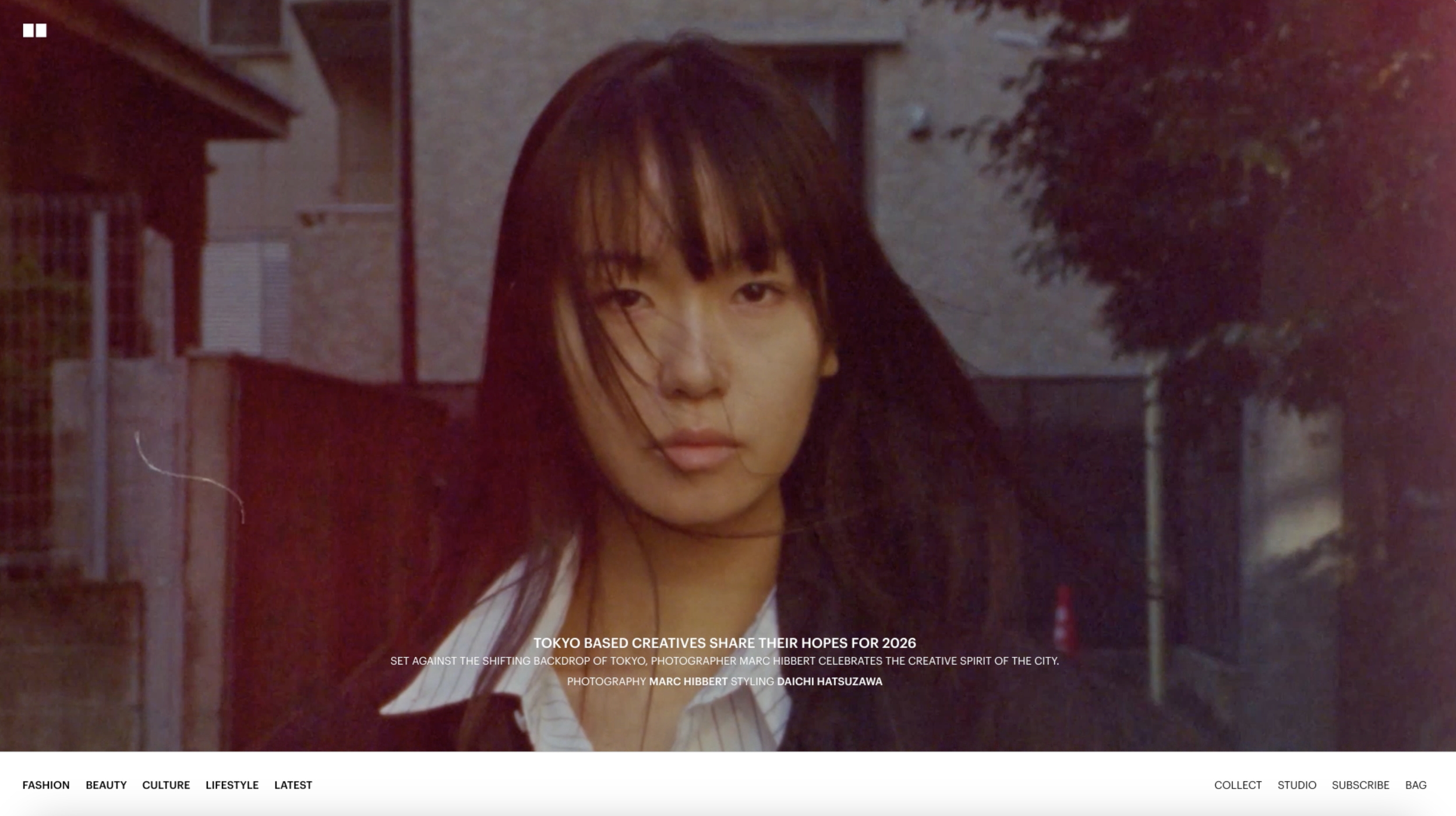 EE72 website article drawer module with an image of an asian, female model.