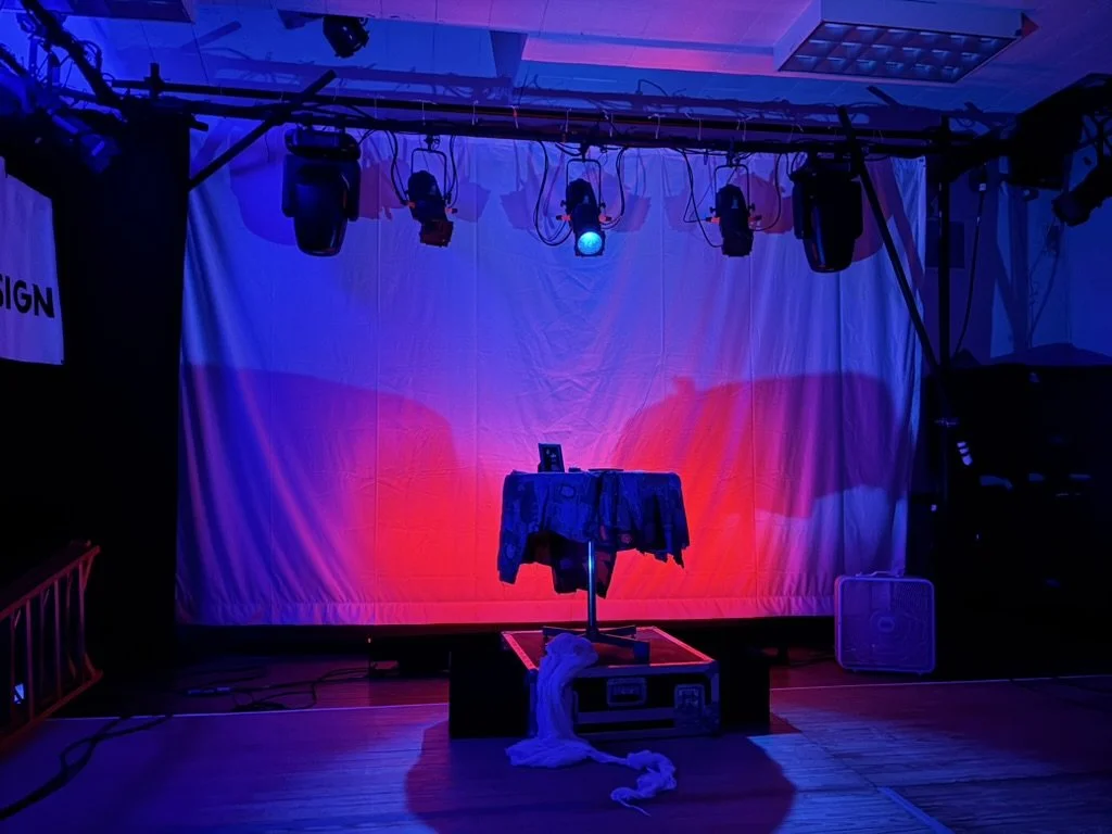 Lighting Design of the séance table.

