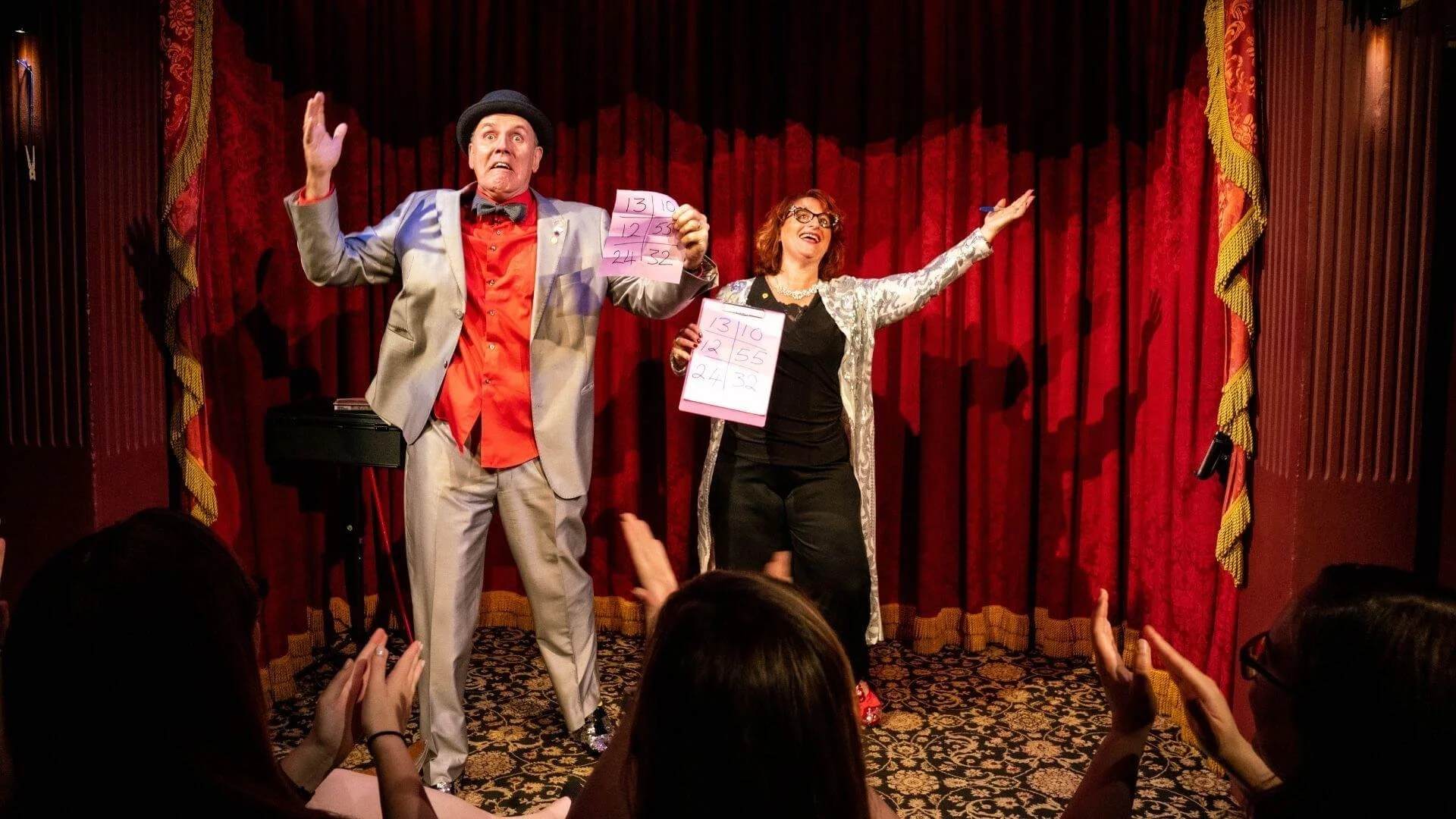 Keith and Sarah performing