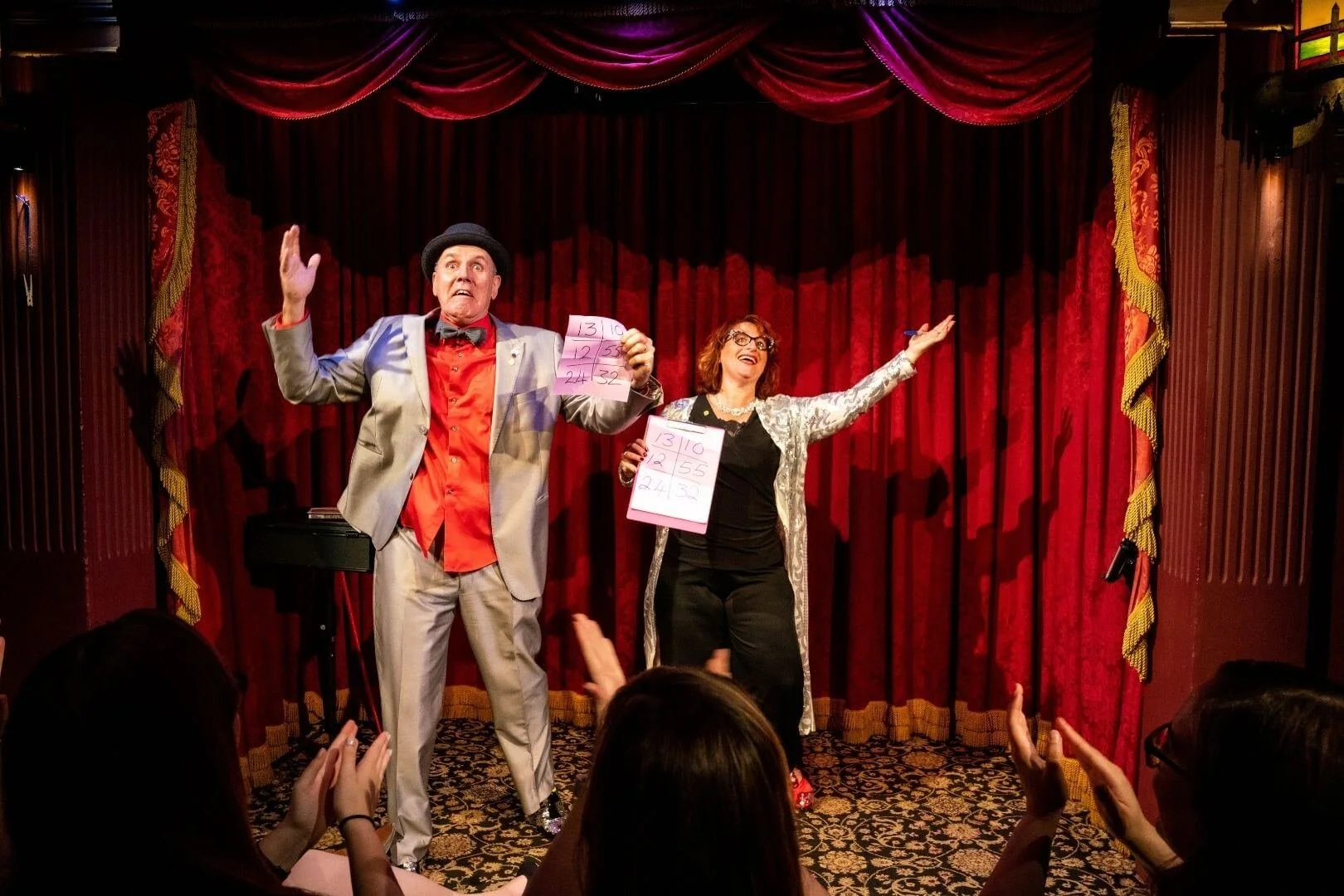 Keith and Sarah performing