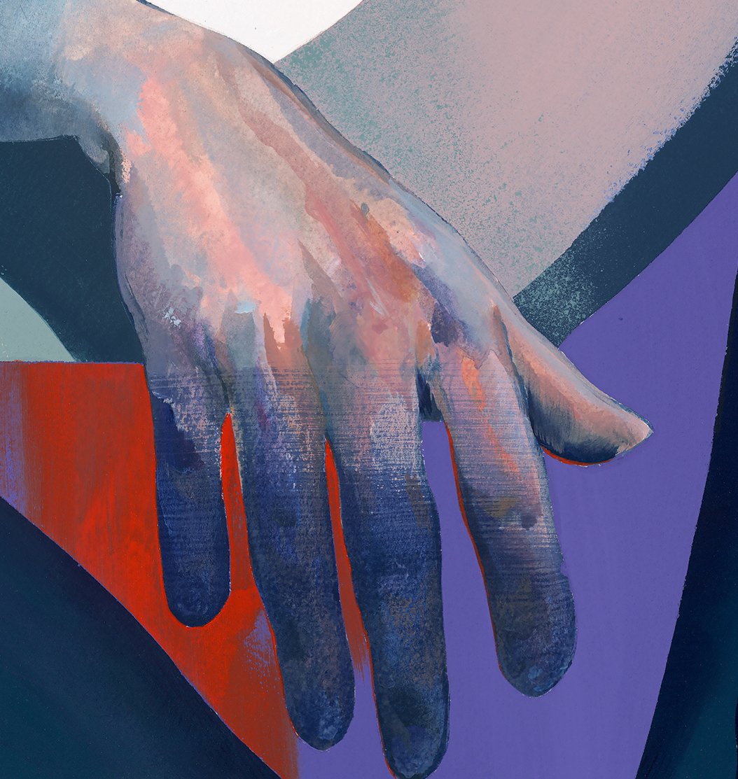 Extrait de la peinture "messager"