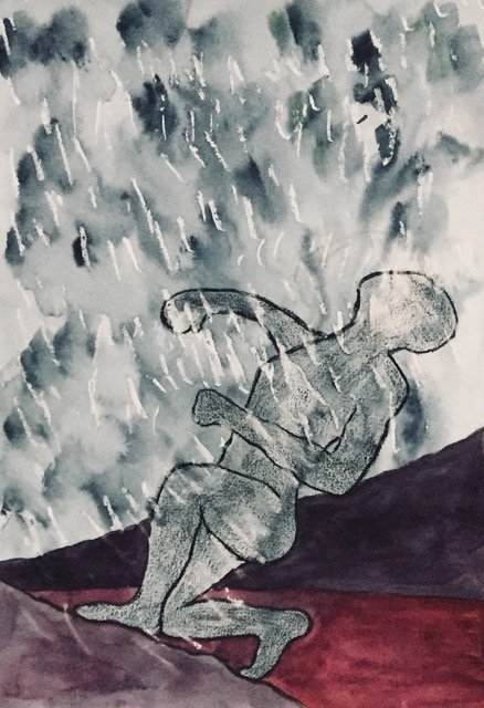 The taste 
of rain - 
Why kneel?