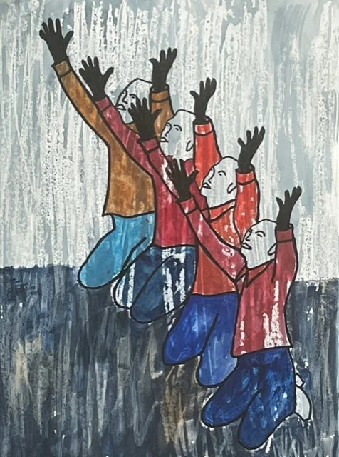 The taste 
Of rain 
- Why kneel