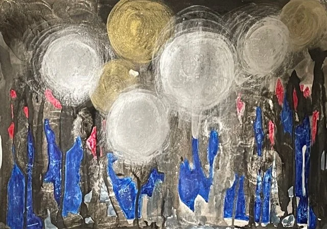 Everything was everlastingly loose and, responsive, 
it was everywhere beyond the truth, 
beyond empty blue space