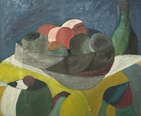 'Still life' 
Oil on board 
42 x 60 cms