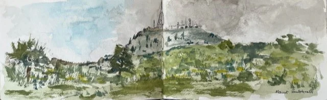 'Corfu - 2018 (3)' 
- Ink & watercolour -