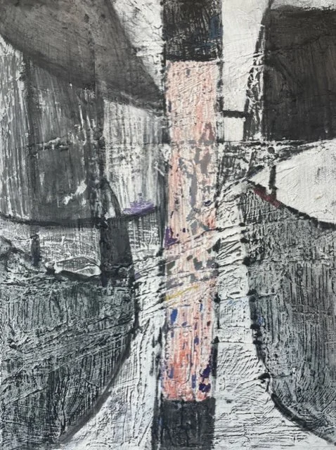 ‘Kitchen’ 
- pastels on board -