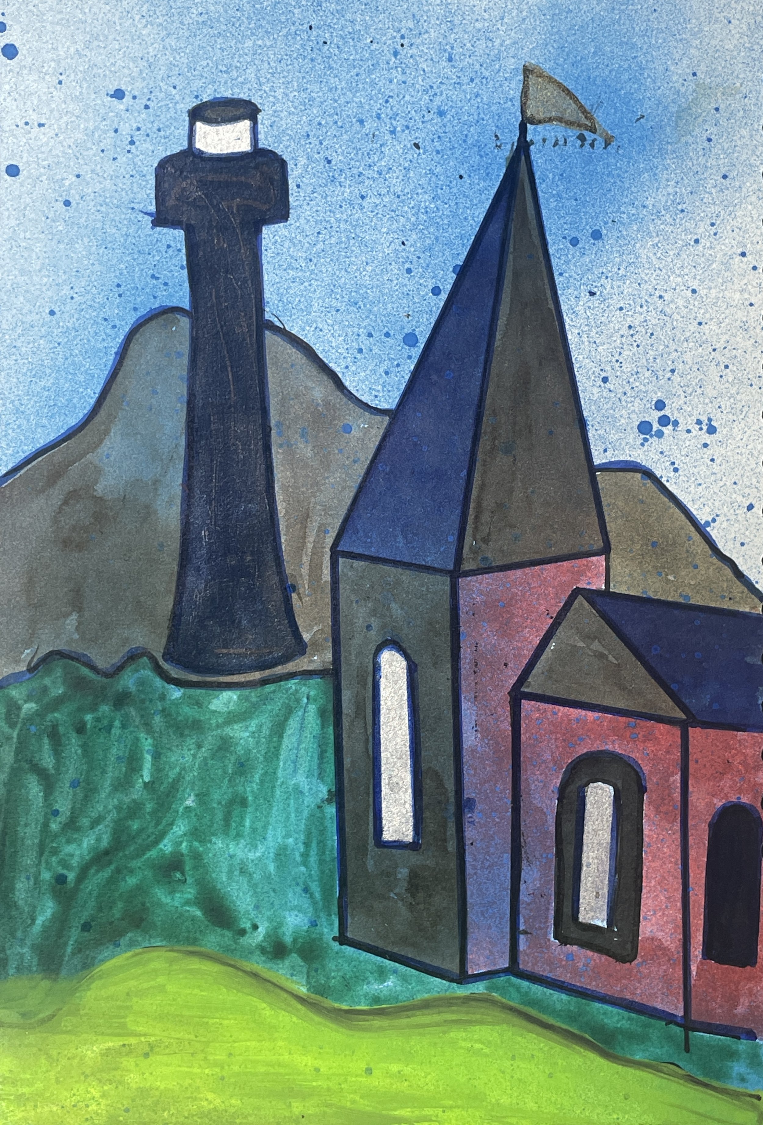 13 
O dream of joy! is this indeed 
The lighthouse top I see? 
Is this the Hill?  Is this the Kirk? 
Is this mine own countree?