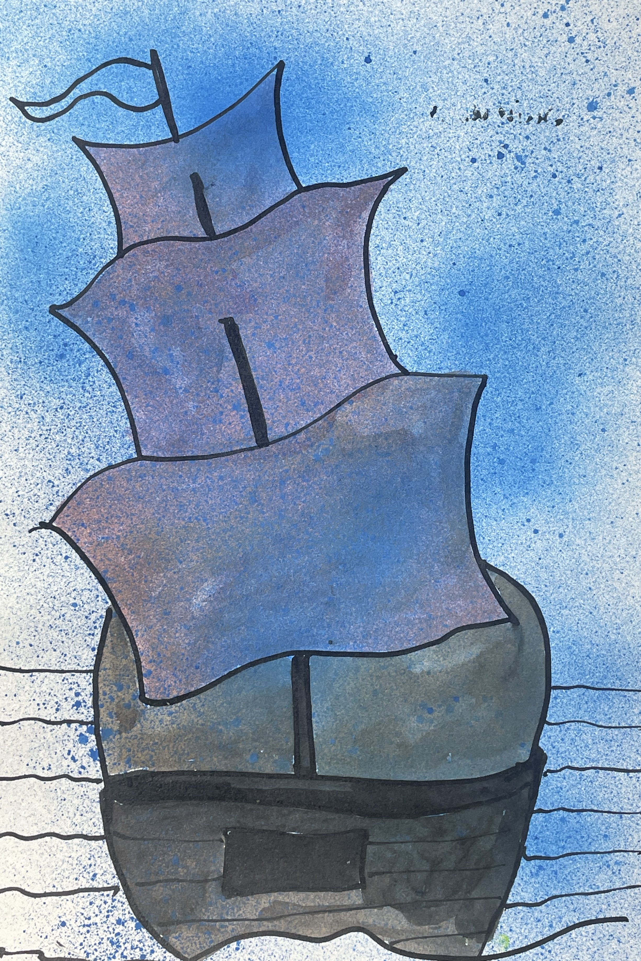 12 
Swiftly, swiftly flew the ship, 
Yet she sail’d softly too: 
Sweetly, sweetly blew the breeze 
On me alone it blew.
