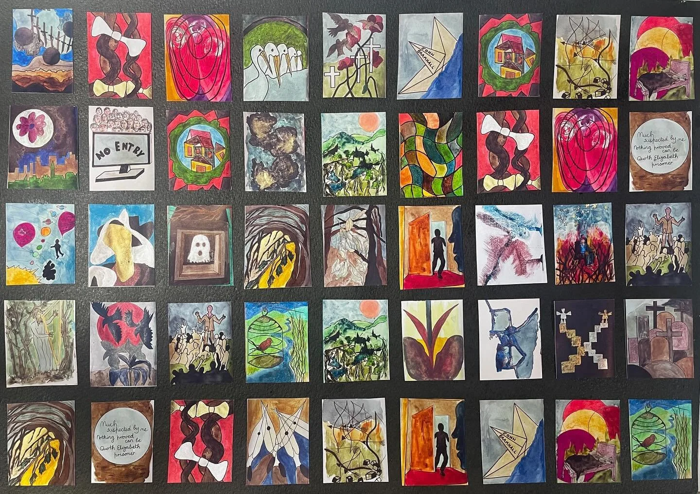 A random selection (some duplicates - I know) of images prompted by lines from some of the daily poems in &ldquo;A poem for every day of the year&ldquo; edited by Allie Esiri.