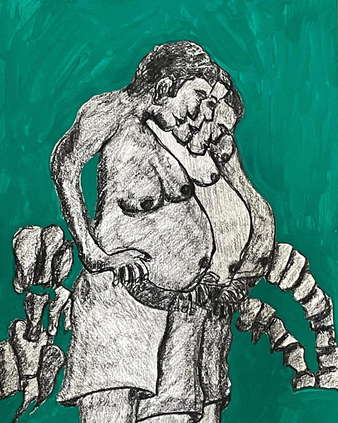 Your belly&rsquo;s too big / for your / Little teeth #kerouachaiku #haiku #haikusofinstagram #artworks  #artgallery  #artcollectors #artlovers  #artcurator  #artstudio  #artofvisuals