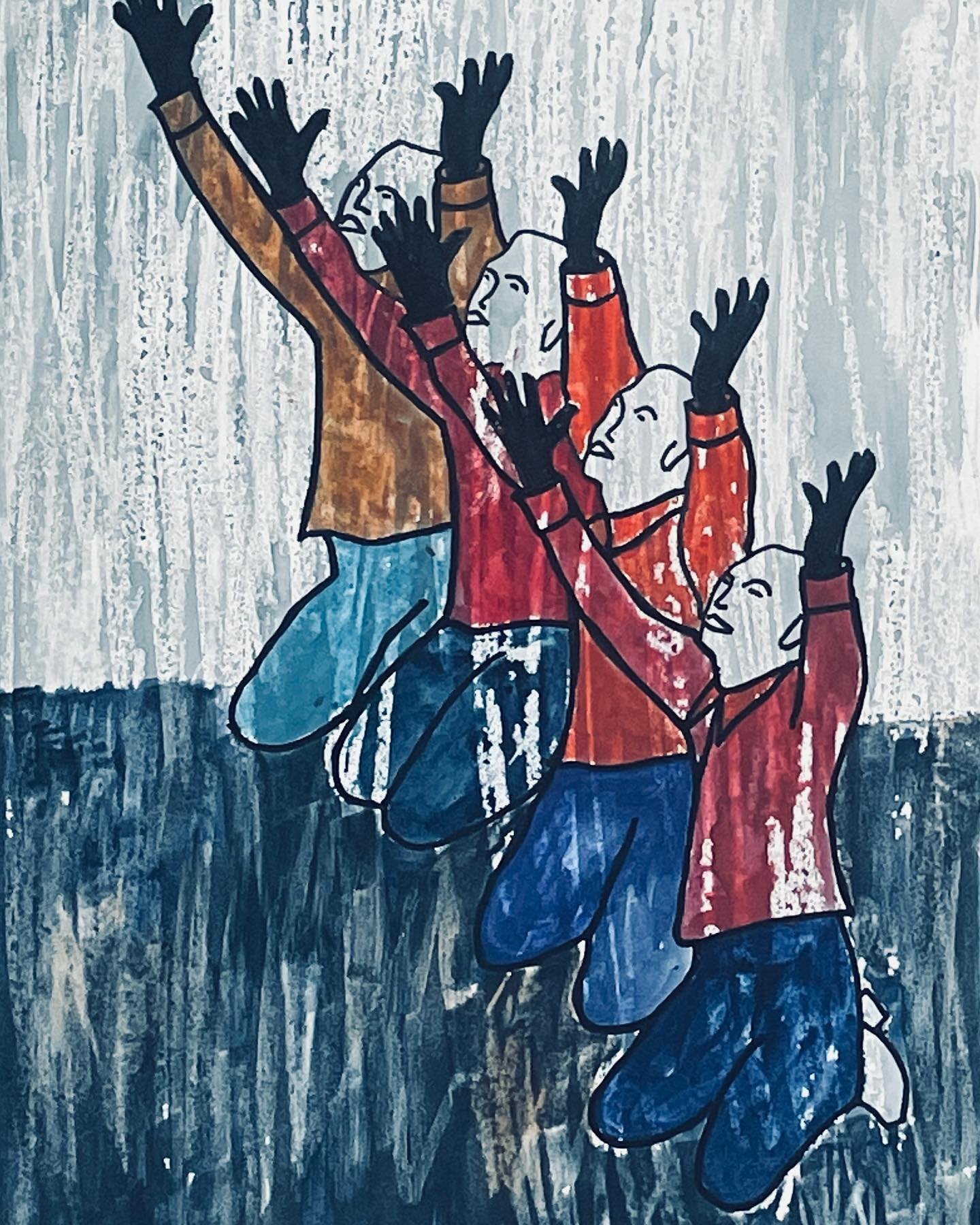 The taste / of rain / Why kneel? Jack Kerouac - and very timely too!  #kerouachaiku #haiku #haikus #haikusofinstagram #artworks #artgallery #artcollectors #artlovers #artcurator #artstudio #artofvisuals