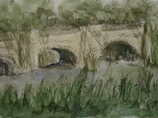 'On the Camino de Santiago, Spain' 
Sketch book 
13 x 21 cms