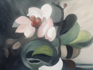 'Table plant' 
Oil on canvas 
61 x 46 cms 