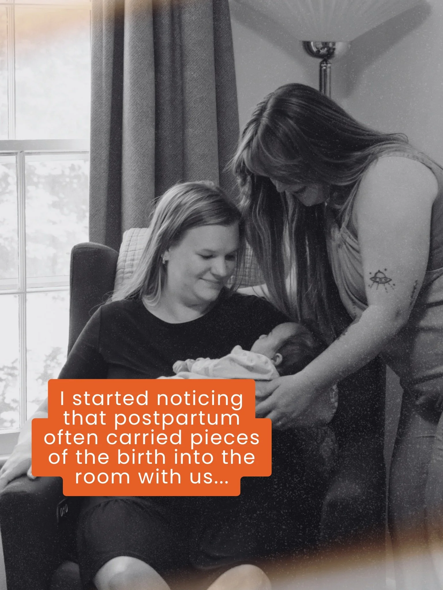 That question really changed the way I started looking at my work.

For a long time, a lot of what I was doing was postpartum care. And honestly, I loved it. I still do.

There is something really special about those quiet hours helping a mom get som