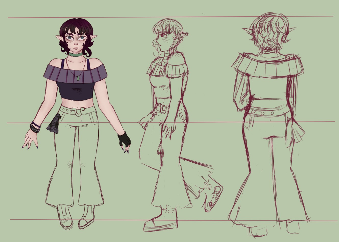 Behind The Scenes - Works In Progress + Studies
