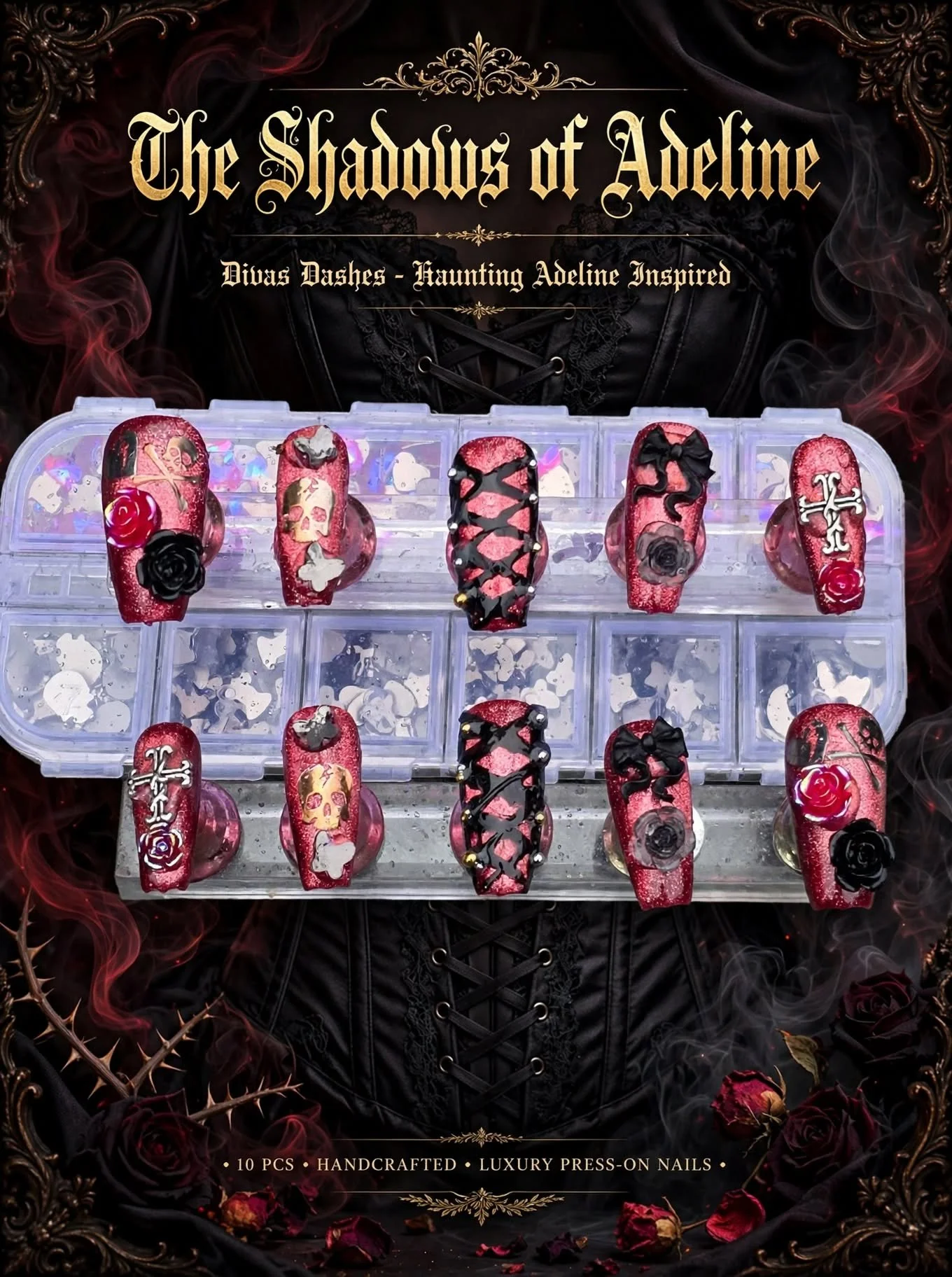 Shadows of Adeline Handmade Nail Set