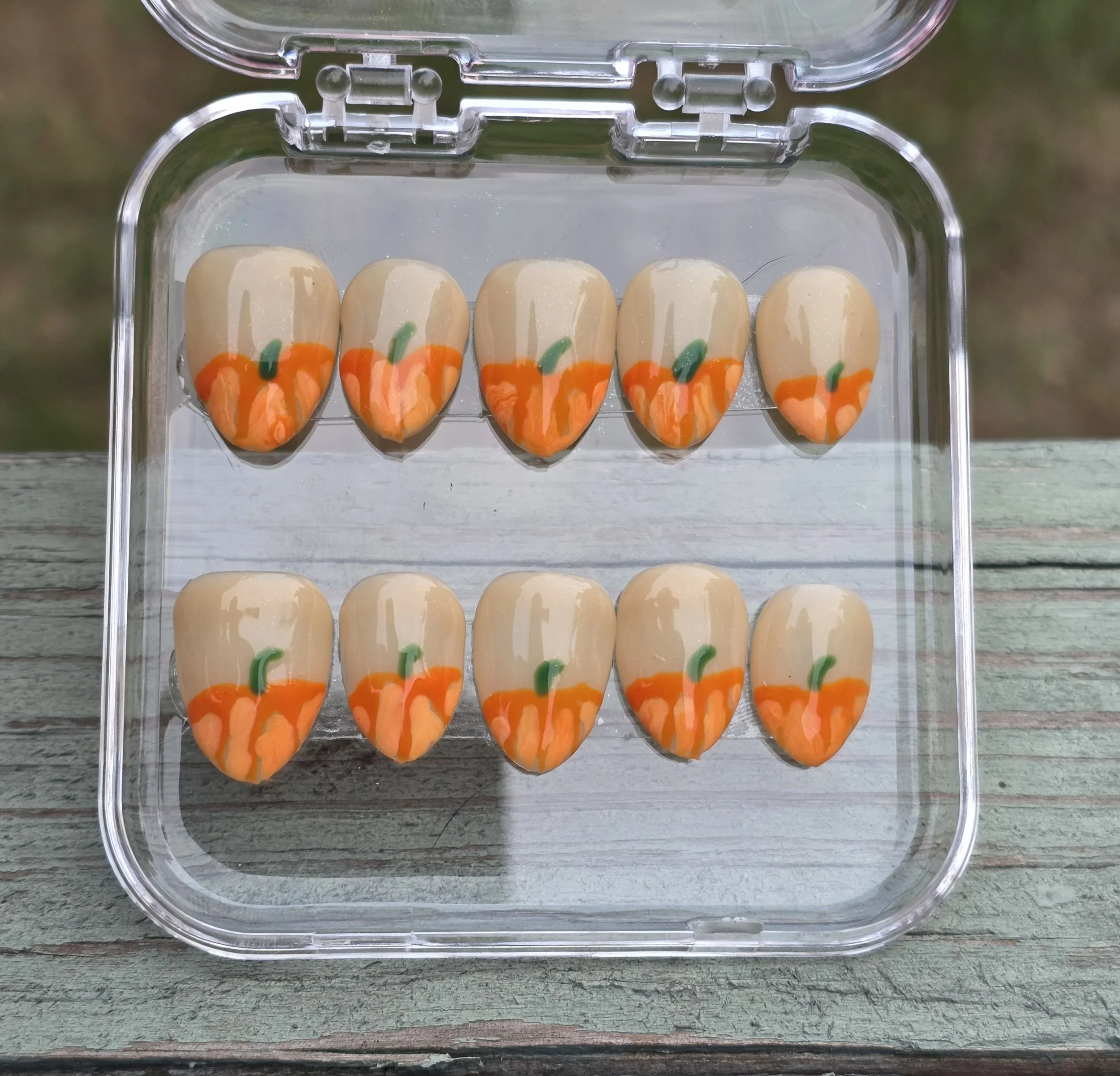 Hello Pumpkin Handmade Nail set