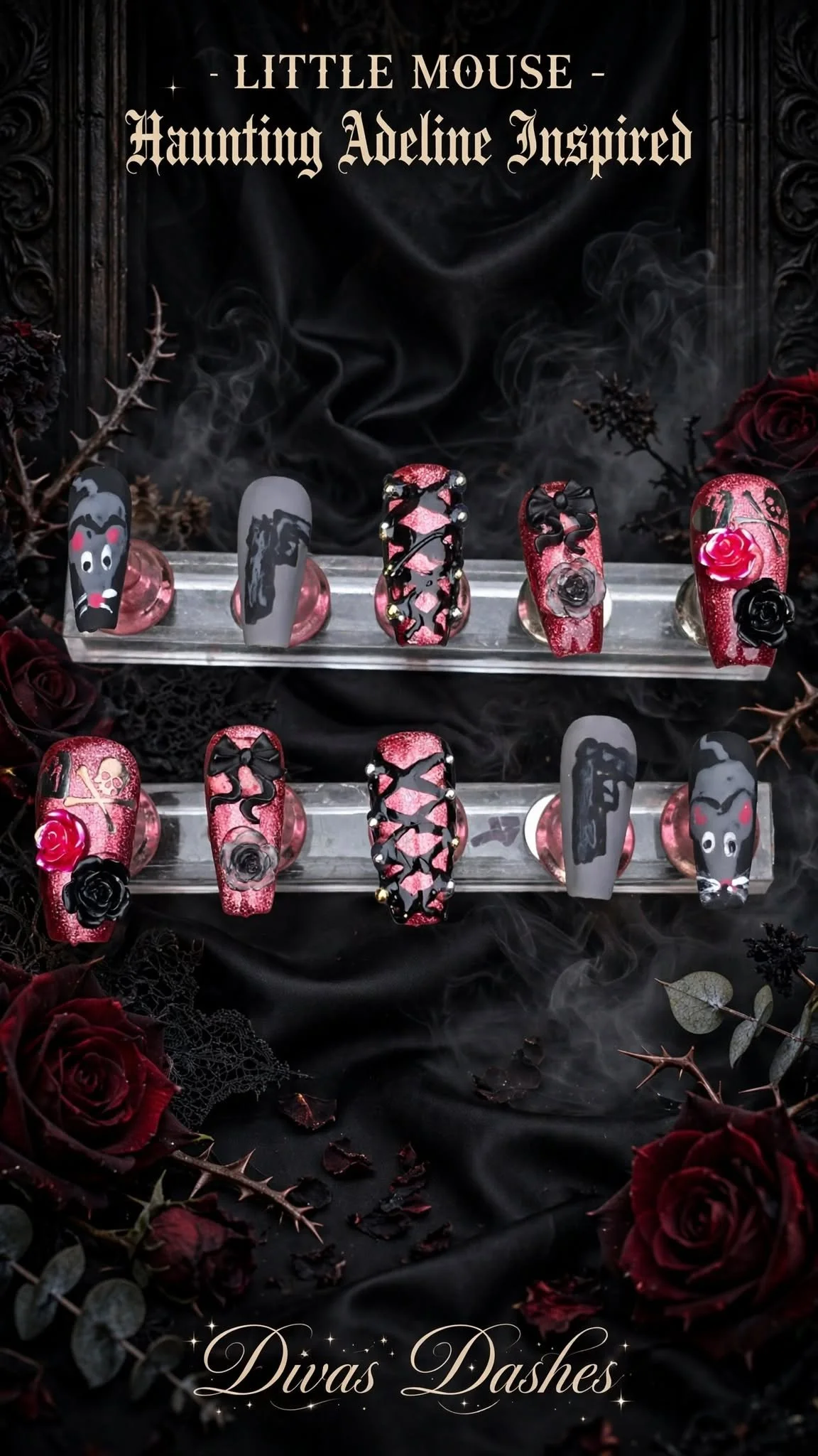 Little Mouse Handmade Nail Set