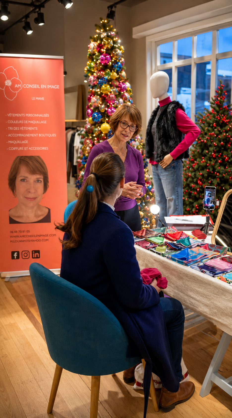 Animation Couleurs & Style Vestimentaire aux Galeries Lafayettes