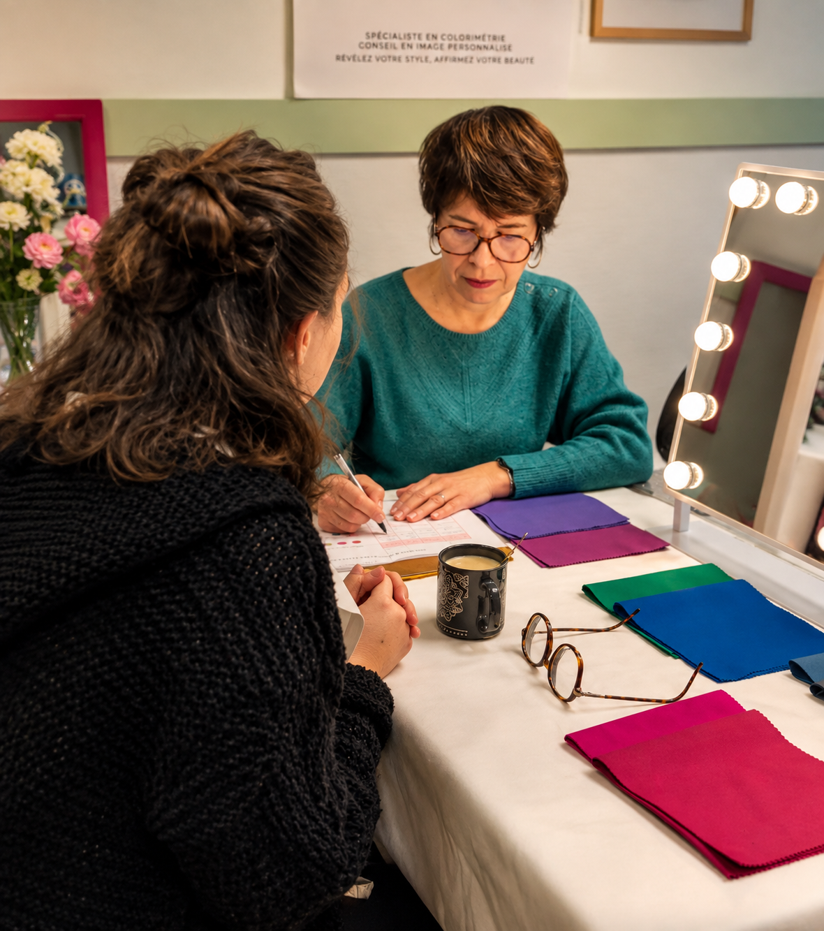 Atelier colo morpho tricot à la Mercerie d'Emi
