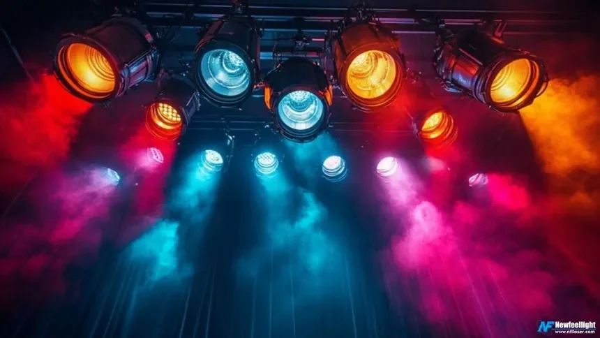 Professional DJ lighting and moving effects for bar, club and nightlife dance floors