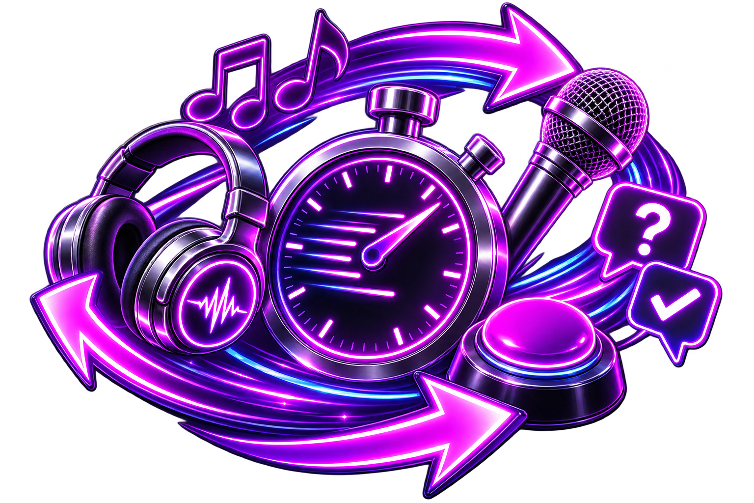 Custom DJ booth visuals, graphics and displays for private parties