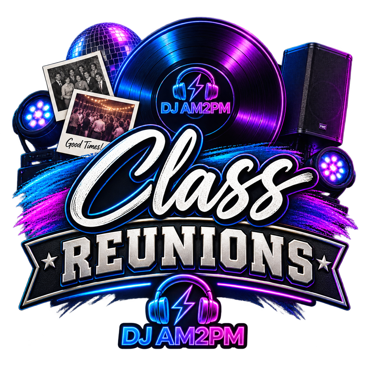 DJ AM2PM music and entertainment for class reunions