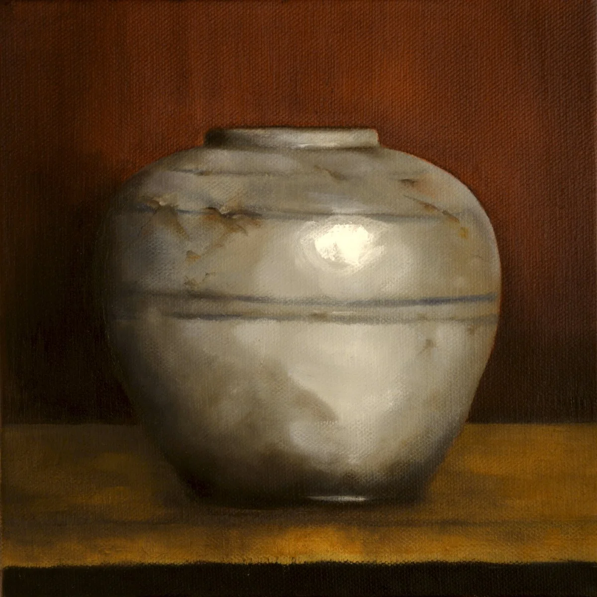 "Patina" 8x8 oil on canvas