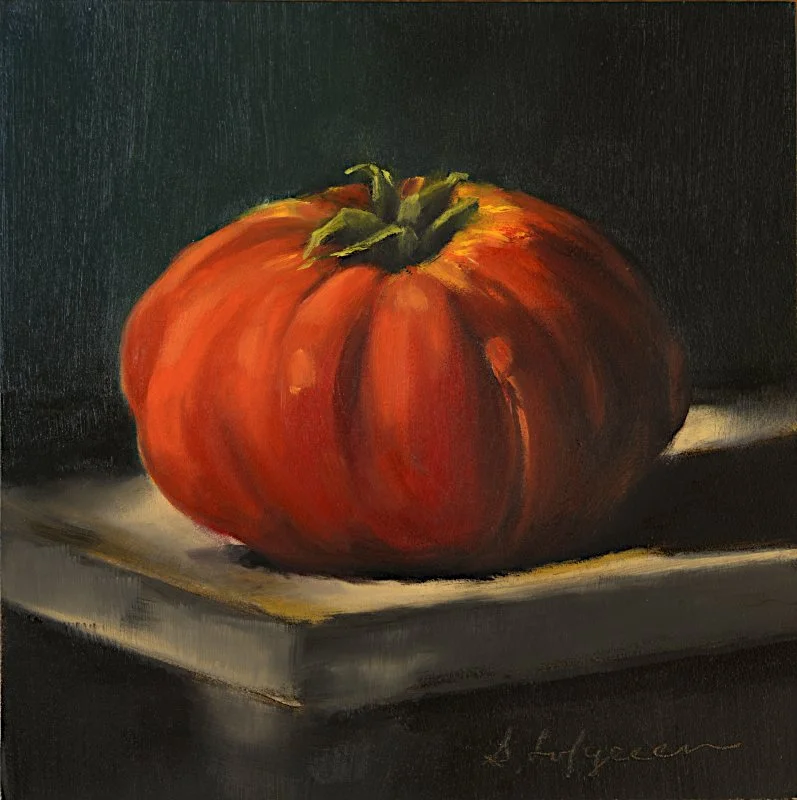 "The Heirloom" 5x5 oil on panel
