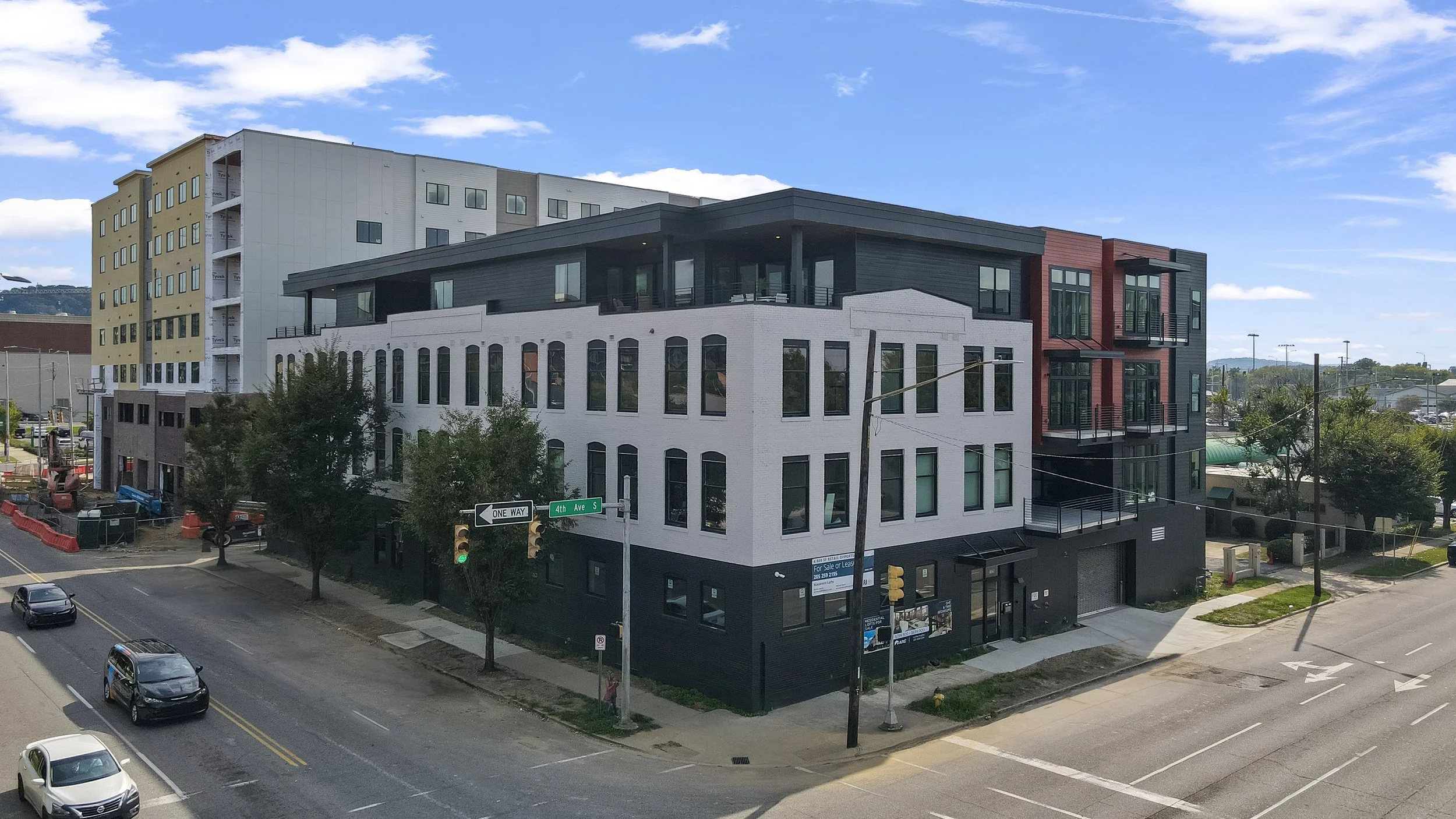 Macaroni Lofts is a 50,000-square-foot mixed-use development featuring 44 condominium units, retail space, and parking. This project started before COVID and was completed after, so the project required the ability to adapt to changing conditions and