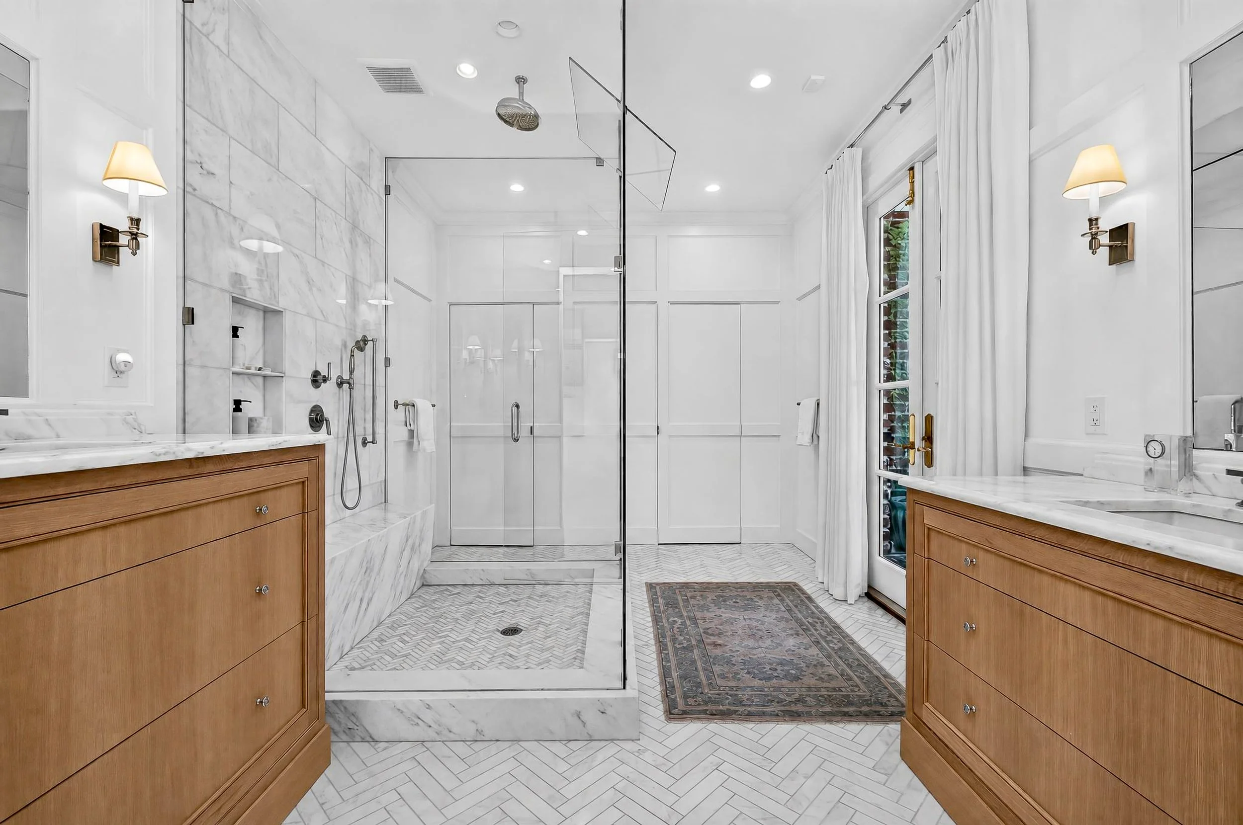 Renovations to this Mountain Brook home included an expansive primary bathroom/closet, kitchen, butler's pantry, dining room and butler's pantry. 