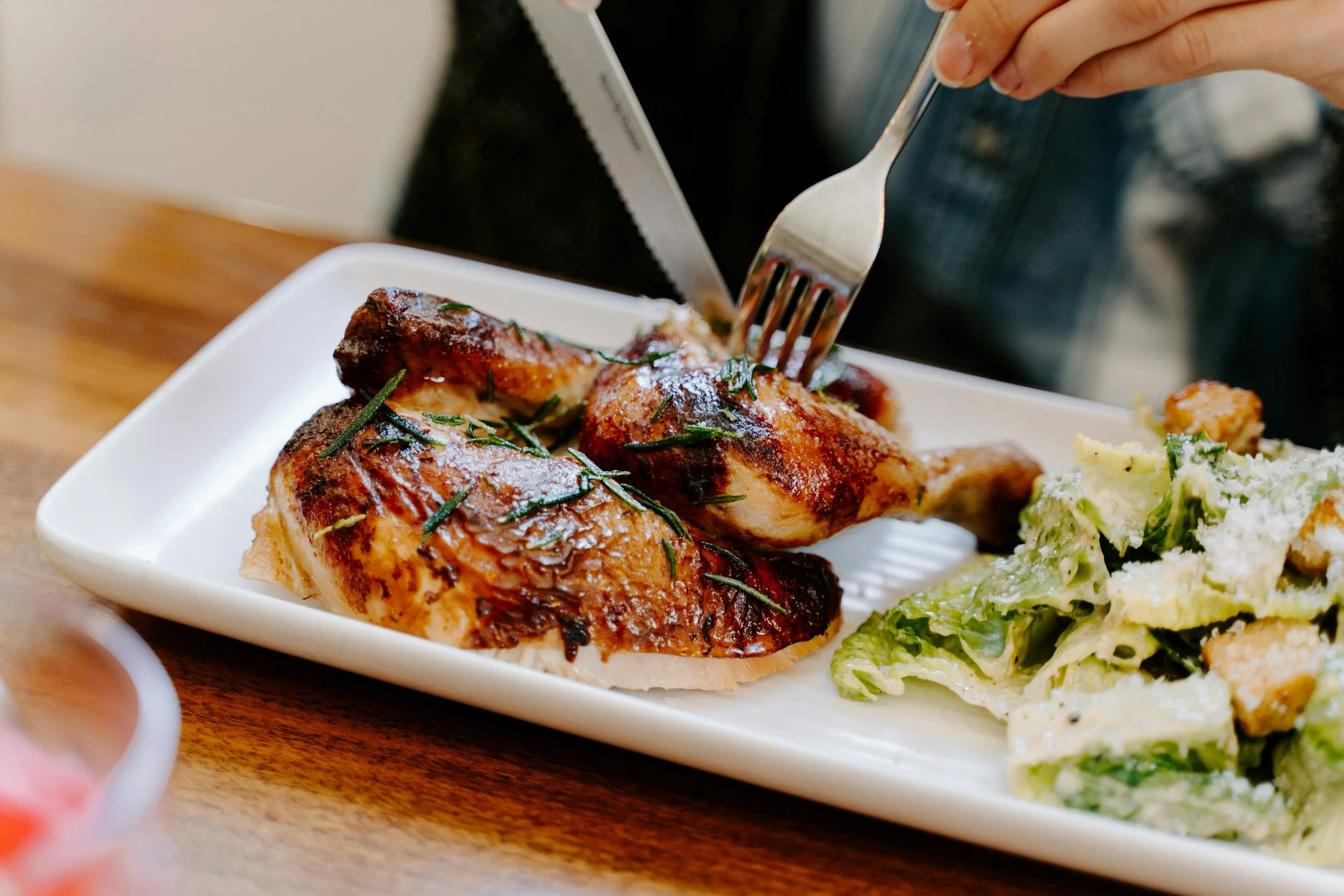 Grilled Chicken with Chopped Sweet Kale Harvest Salad