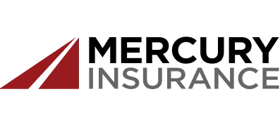 A logo with a stylized red road and black text that reads 'Mercury Insurance' referencing the partnership between Mercury insurance and Hardin Insurance