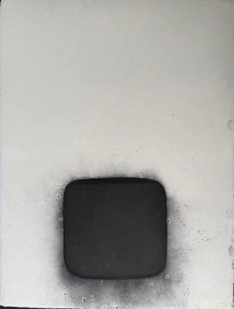 Square 
"30 1/4” x 23” charcoal on paper 2020 