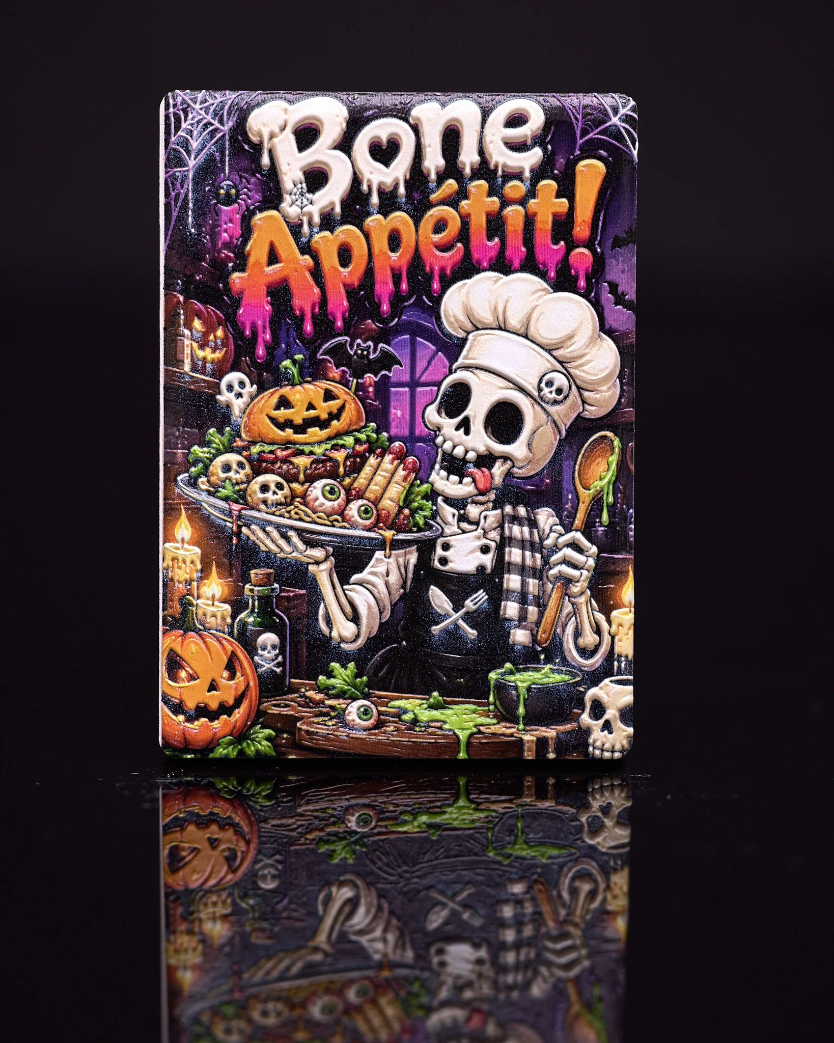 Bone Appetit! — playful seasonal art for your collection.