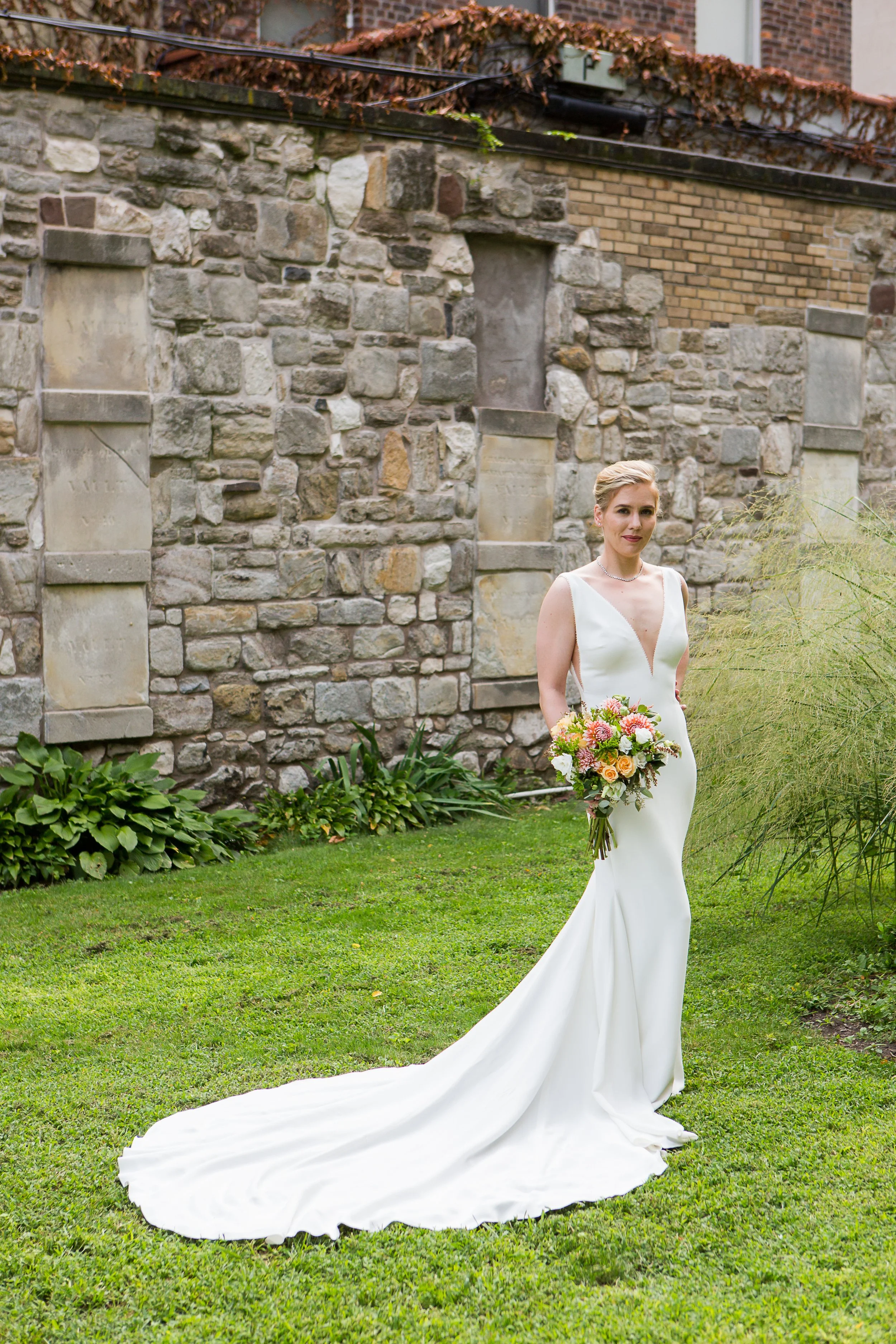 Bridal client hairstyling and makeup services