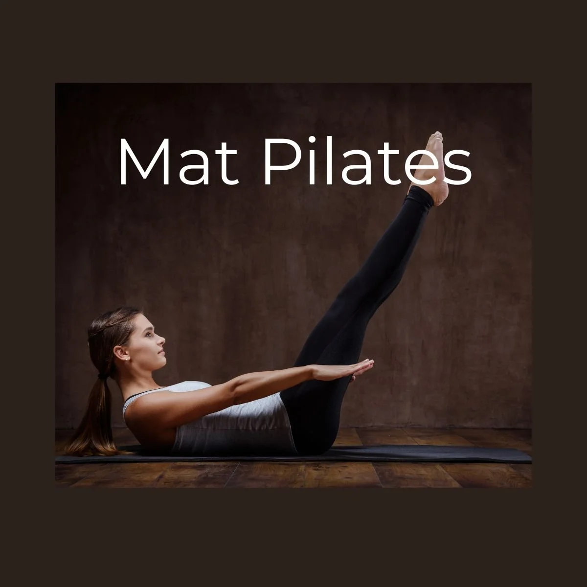 Woman doing mat pilates
