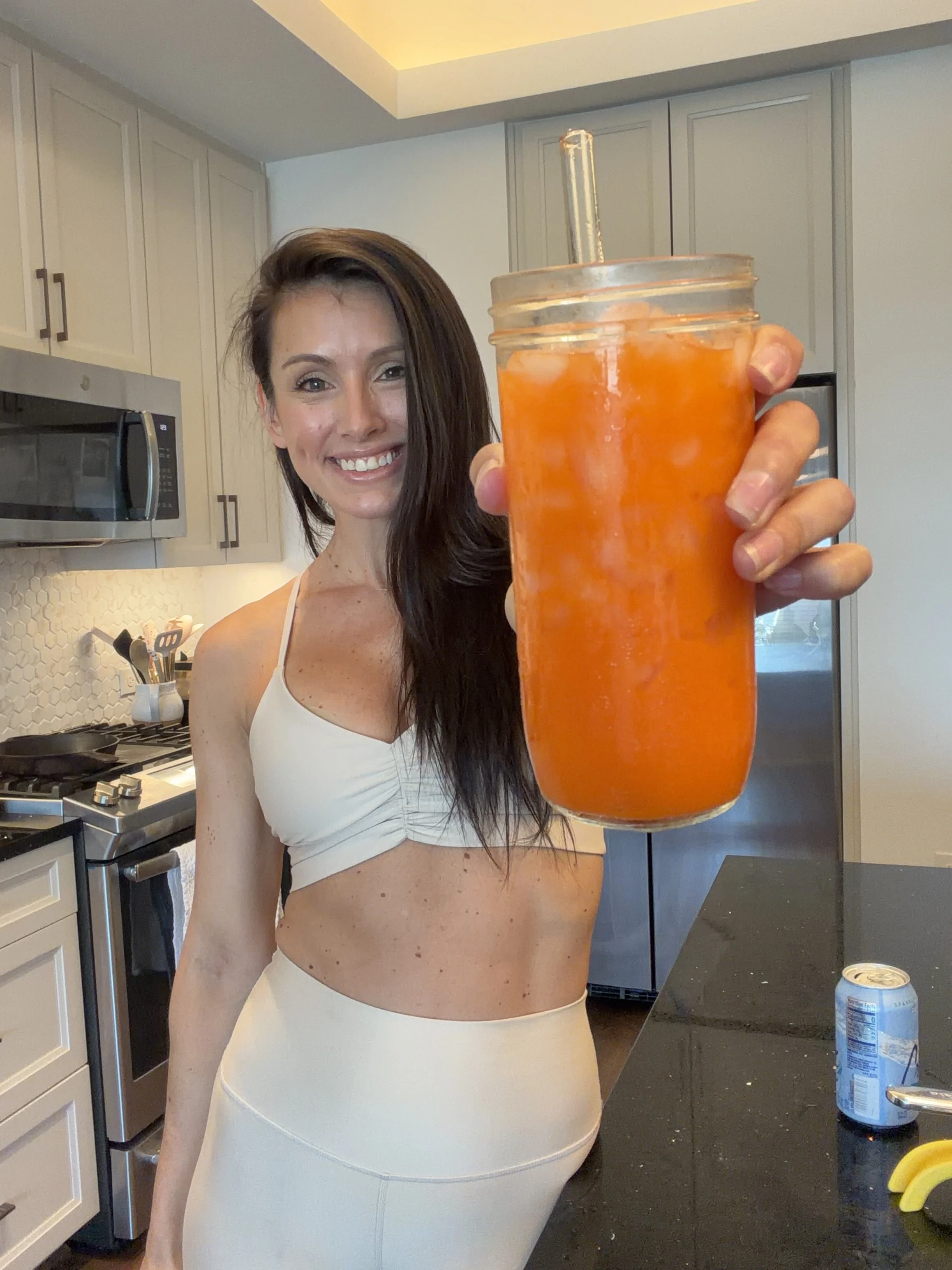 DIY Carrot Electrolyte Spritz
