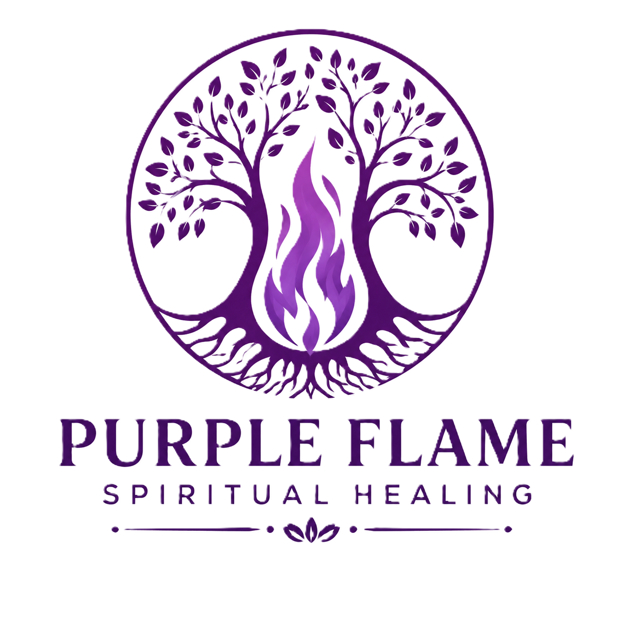Purple Flame Spiritual Healing