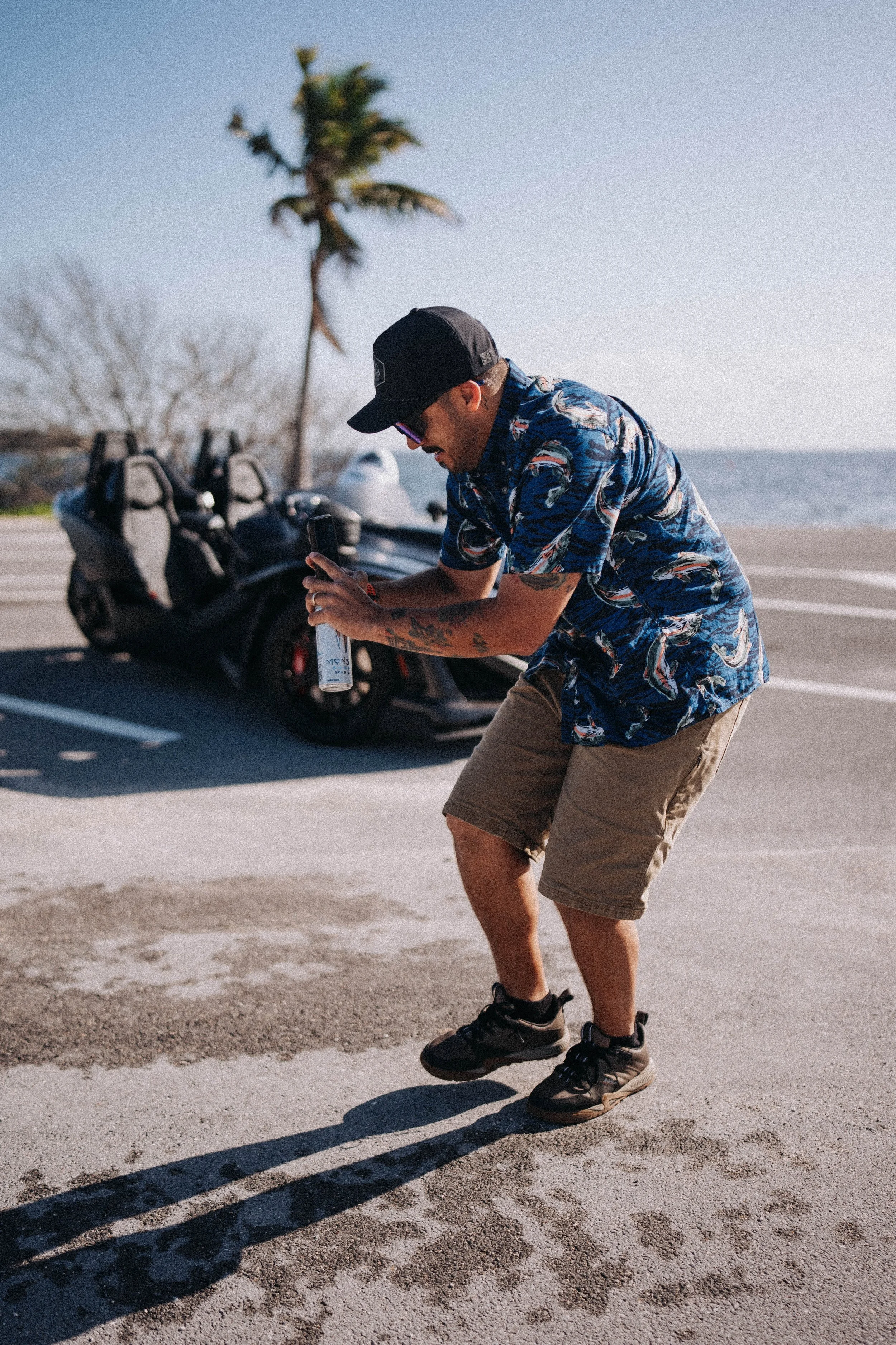 INCIARTE4X4 exploring Florida with a Polaris Slingshot during a coastal road trip.