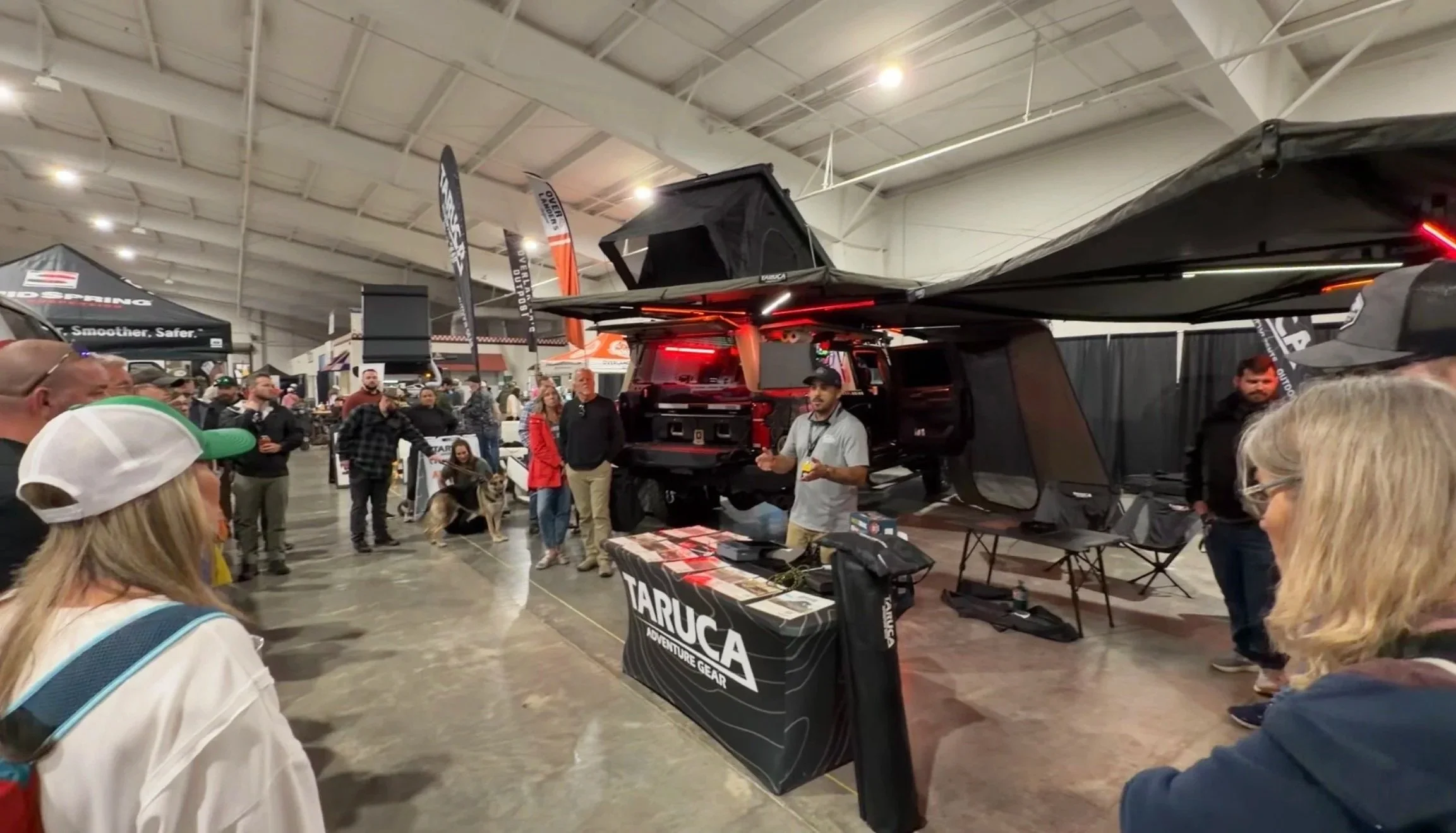 INCIARTE4X4 Chevrolet Silverado 2500 overland build on display at an overland expo.