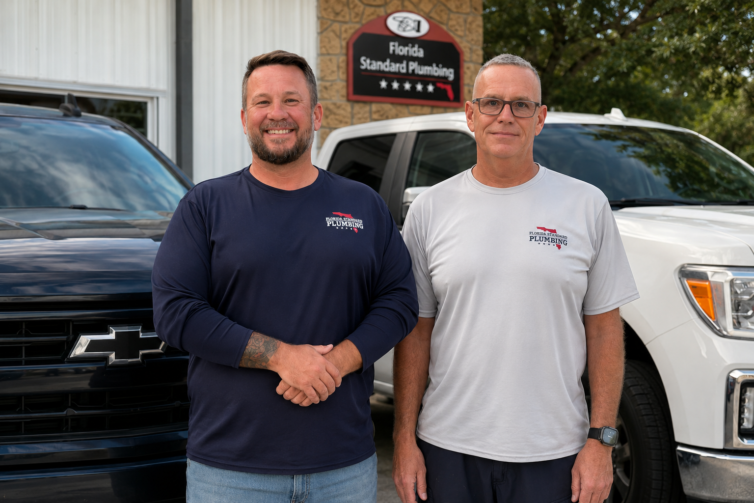 Cory and Ryan, owners of Florida Standard Plumbing